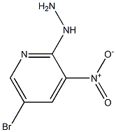 1-(5-bromo-3-nitropyridin-2-yl)hydrazine Structure