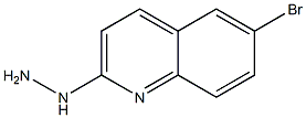 1-(6-bromoquinolin-2-yl)hydrazine Structure