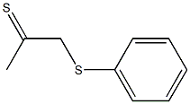 1-(phenylthio)propane-2-thione Structure