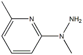 1-methyl-1-(6-methylpyridin-2-yl)hydrazine Structure