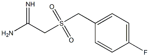 2-(4-fluorobenzylsulfonyl)acetamidine 구조식 이미지