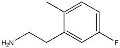 2-(5-fluoro-2-methylphenyl)ethanamine 구조식 이미지