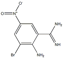 2-amino-3-bromo-5-nitrobenzimidamide 구조식 이미지