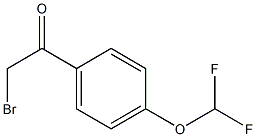 2-bromo-4'-(difluoromethyoxy) acetophenone Structure