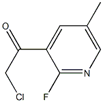 2-chloro-1-(2-fluoro-5-methylpyridin-3-yl)ethanone Structure
