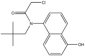 2-chloro-N-(1-hydroxynaphthalen-5-yl)-N-neopentylacetamide Structure