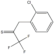 3-(2-chlorophenyl)-1,1,1-trifluoropropane-2-thione Structure