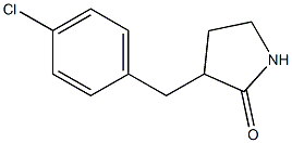 3-(4-chlorobenzyl)pyrrolidin-2-one 구조식 이미지