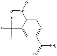 3-(trifluoromethyl)-4-nitrobenzamidine Structure