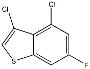 3,4-dichloro-6-fluorobenzo[b]thiophene 구조식 이미지