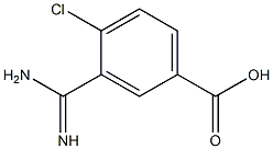 3-amidino-4-chlorobenzoic acid Structure