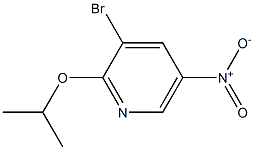 3-bromo-2-isopropoxy-5-nitropyridine 구조식 이미지