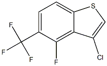 3-chloro-4-fluoro-5-(trifluoromethyl)benzo[b]thiophene Structure