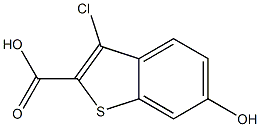 3-chloro-6-hydroxybenzo[b]thiophene-2-carboxylic acid Structure