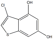 3-chlorobenzo[b]thiophene-4,6-diol Structure