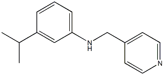 3-isopropyl-N-((pyridin-4-yl)methyl)benzenamine Structure