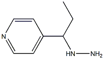 4-(1-hydrazinylpropyl)pyridine Structure