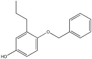 4-Benzyloxy-3-propyl-phenol Structure