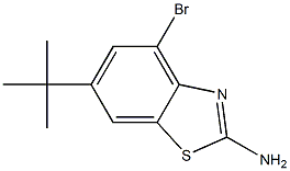 4-bromo-6-tert-butylbenzo[d]thiazol-2-amine Structure