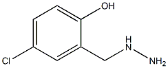 4-chloro-2-(hydrazinylmethyl)phenol Structure