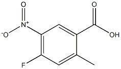 4-fluoro-2-methyl-5-nitrobenzoic acid 구조식 이미지