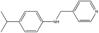 4-isopropyl-N-((pyridin-4-yl)methyl)benzenamine 구조식 이미지