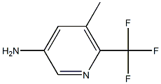 5-Methyl-6-trifluoromethyl-pyridin-3-ylamine 구조식 이미지