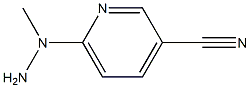 6-(1-methylhydrazinyl)pyridine-3-carbonitrile 구조식 이미지