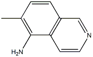 6-methylisoquinolin-5-amine 구조식 이미지