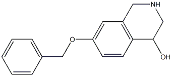 7-(benzyloxy)-1,2,3,4-tetrahydroisoquinolin-4-ol Structure