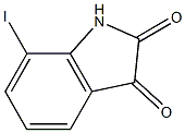 7-iodoindoline-2,3-dione 구조식 이미지