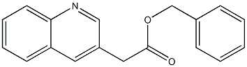 benzyl 2-(quinolin-3-yl)acetate 구조식 이미지