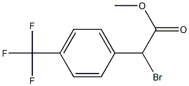 Bromo-(4-trifluoromethyl-phenyl)-acetic acid methyl ester Structure
