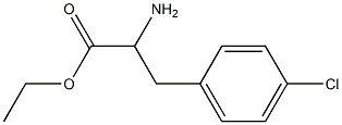 ethyl 2-amino-3-(4-chlorophenyl)propanoate Structure