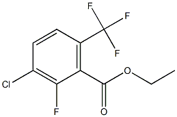 ethyl 3-chloro-2-fluoro-6-(trifluoromethyl)benzoate 구조식 이미지