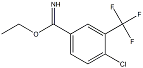 ethyl 4-chloro-3-(trifluoromethyl)benzoimidate 구조식 이미지