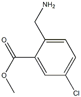 methyl 2-(aminomethyl)-5-chlorobenzoate 구조식 이미지