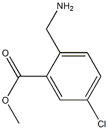 methyl 2-(aminomethyl)-5-chlorobenzoate Structure