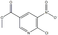 methyl 6-chloro-5-nitropyridine-3-carboxylate Structure