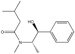 N-((1S,2S)-1-hydroxy-1-phenylpropan-2-yl)-N,3-dimethylbutanamide Structure