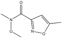 N-methoxy-N,5-dimethylisoxazole-3-carboxamide Structure