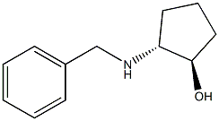 (1R, 2R)-2-Benzylamino-1-cyclopentanol 구조식 이미지