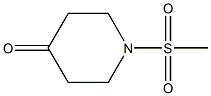 1-(Methylsulphonyl)piperidin-4-one Structure