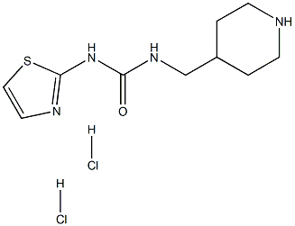 1-(Piperidin-4-Ylmethyl)-3-(Thiazol-2-Yl)Urea Dihydrochloride Structure
