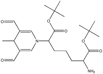 (2S)-Boc-2-amino-6-(3,5-diformyl-4-methyl-4H-pyridin-1-yl)-hexanoic acid t-butyl ester 구조식 이미지