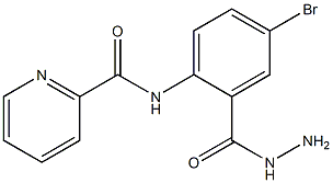 5-bromo-2-(picolinamido) benzohydrazide Structure