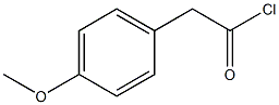 2-(4-methoxyphenyl)acetyl chloride 구조식 이미지
