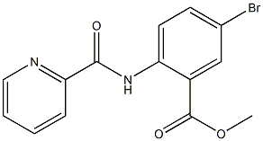 methyl 5-bromo-2-(picolinamido) benzoate 구조식 이미지