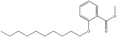 Methyl 2-n-decyloxybenzoate 구조식 이미지