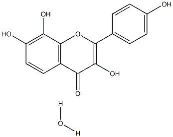 3,4',7,8-Tetrahydroxyflavone hydrate 구조식 이미지